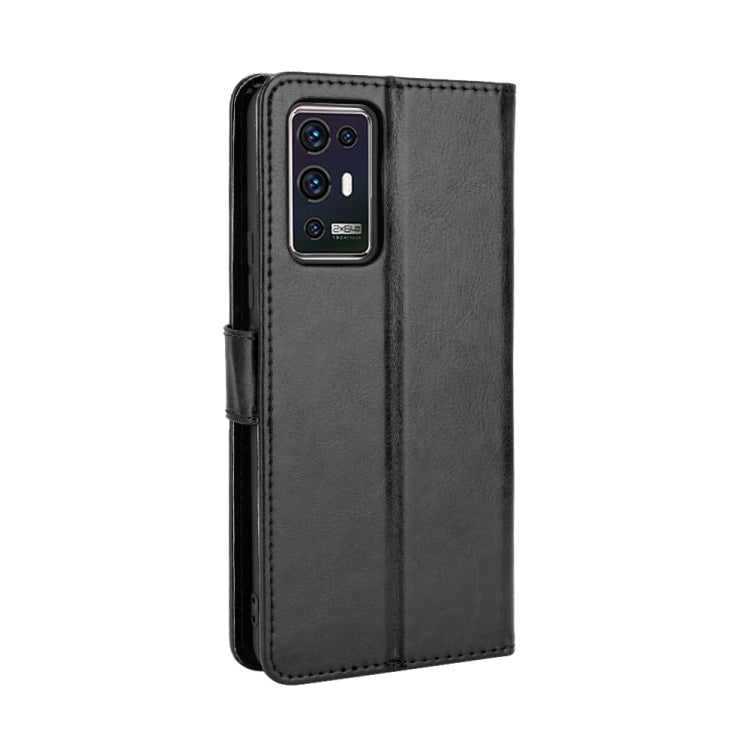 For ZTE Axon 30 Pro 5G Crazy Horse Texture Horizontal Flip Leather Case with Holder & Card Slots & Lanyard