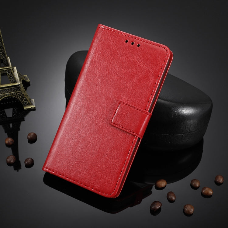 For ZTE Axon 30 Pro 5G Crazy Horse Texture Horizontal Flip Leather Case with Holder & Card Slots & Lanyard