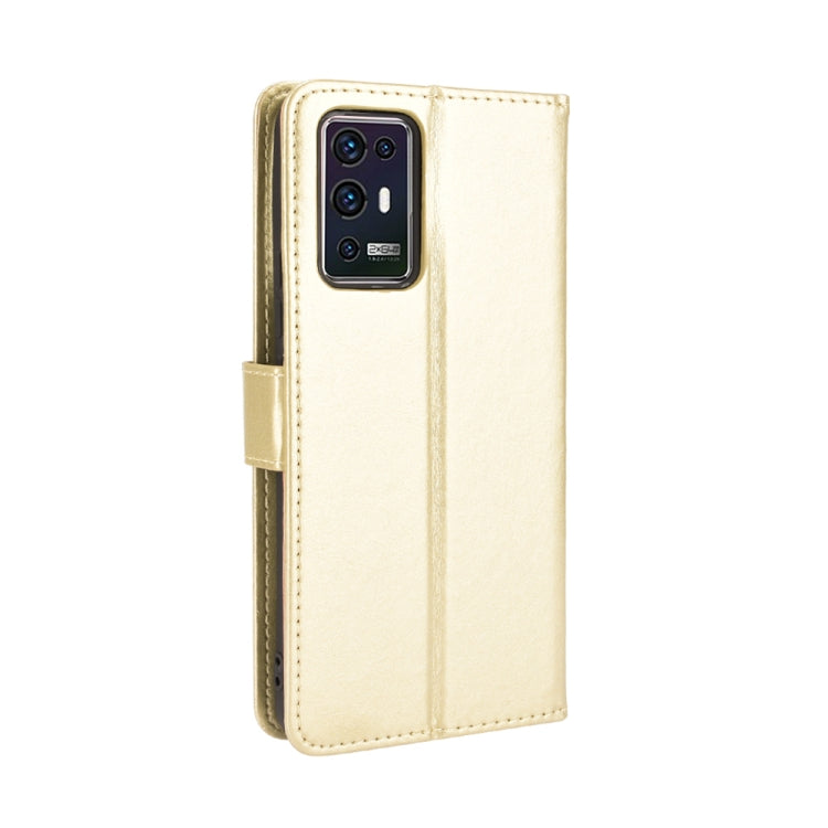 For ZTE Axon 30 Pro 5G Crazy Horse Texture Horizontal Flip Leather Case with Holder & Card Slots & Lanyard