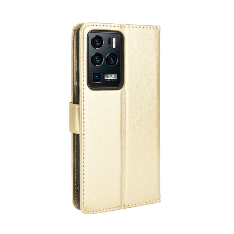 For ZTE Axon 30 Ultra 5G Crazy Horse Texture Horizontal Flip Leather Case with Holder & Card Slots & Lanyard