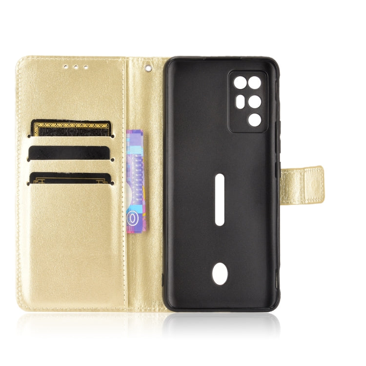 For ZTE Nubia Red Magic 6R Crazy Horse Texture Horizontal Flip Leather Case with Holder & Card Slots & Lanyard