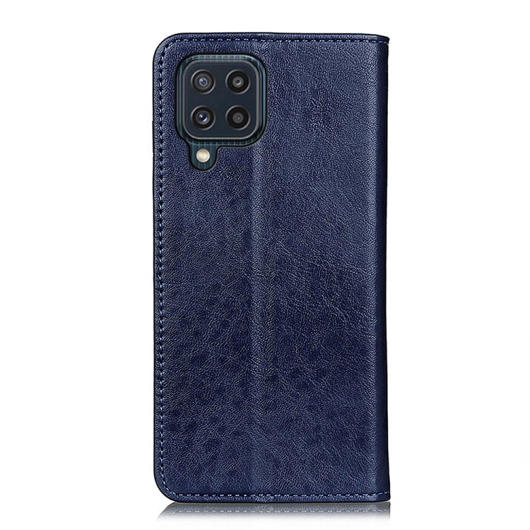 For Samsung Galaxy M32 Magnetic Crazy Horse Texture Horizontal Flip Leather Case with Holder & Card Slots & Wallet