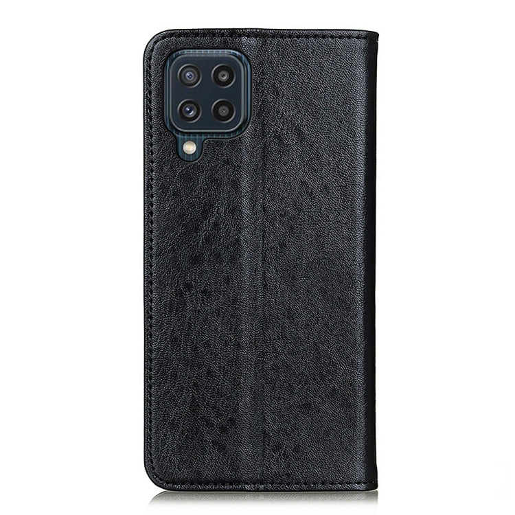 For Samsung Galaxy M32 Magnetic Crazy Horse Texture Horizontal Flip Leather Case with Holder & Card Slots & Wallet