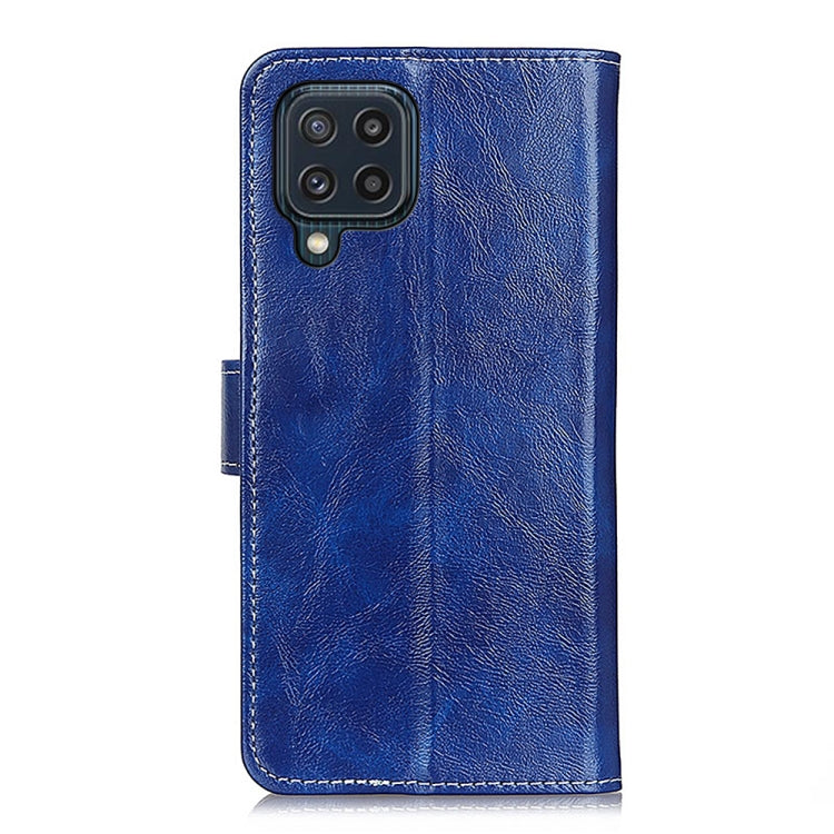 For Samsung Galaxy M32 Retro Crazy Horse Texture Horizontal Flip Leather Case with Holder & Card Slots & Photo Frame & Wallet