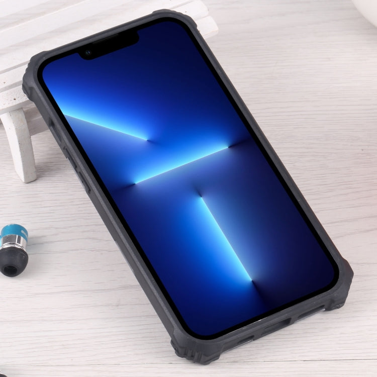 For iPhone 13 Pro Camouflage Armor Kickstand TPU + PC Magnetic Phone Case