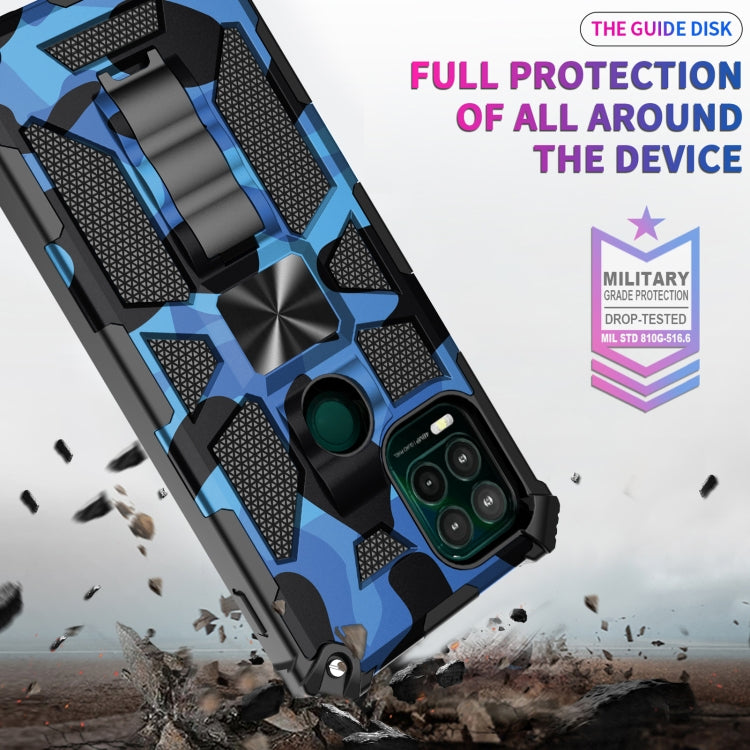 For Motorola Moto G Stylus 5G Camouflage Armor Shockproof TPU PC Magnetic Phone Case with Holder