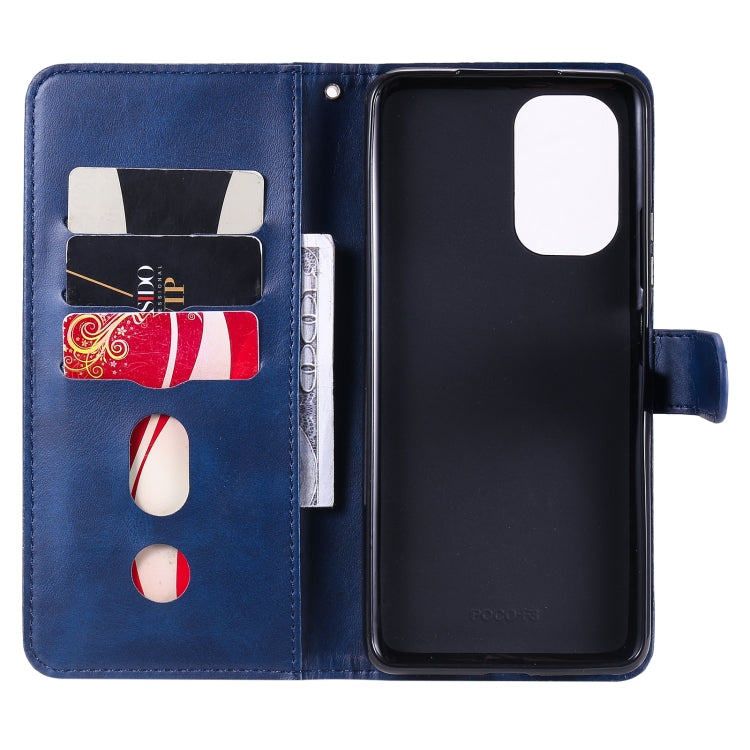 For Xiaomi Redmi K40 Fashion Calf Texture Zipper Horizontal Flip Leather Case with Holder & Card Slots & Wallet