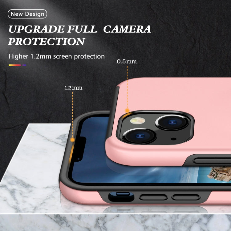 For iPhone 13 mini Magnetic Ring Kickstand Shockproof Phone Case
