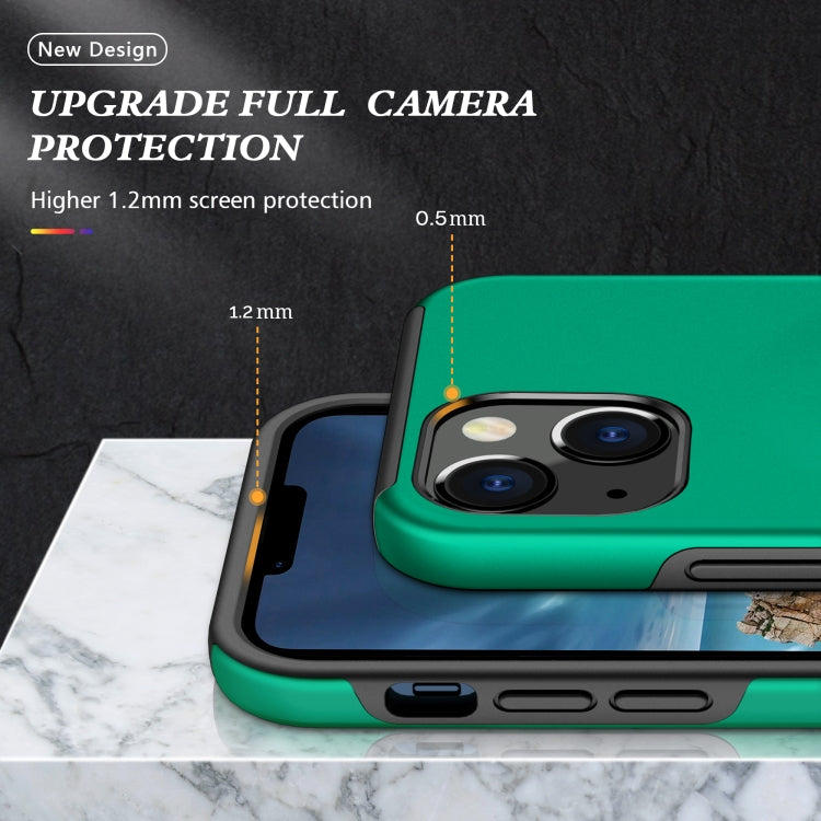 For iPhone 13 mini Magnetic Ring Kickstand Shockproof Phone Case