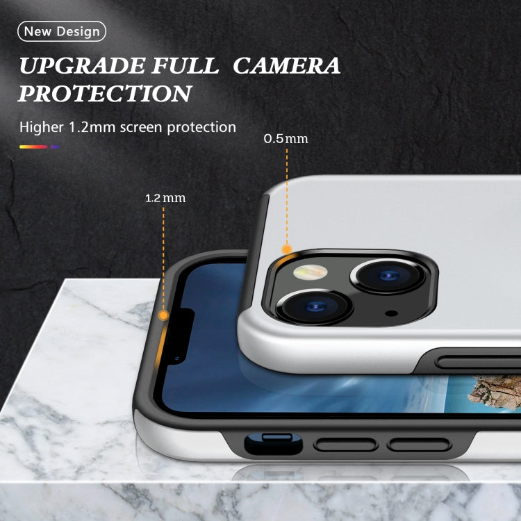 For iPhone 13 mini Magnetic Ring Kickstand Shockproof Phone Case