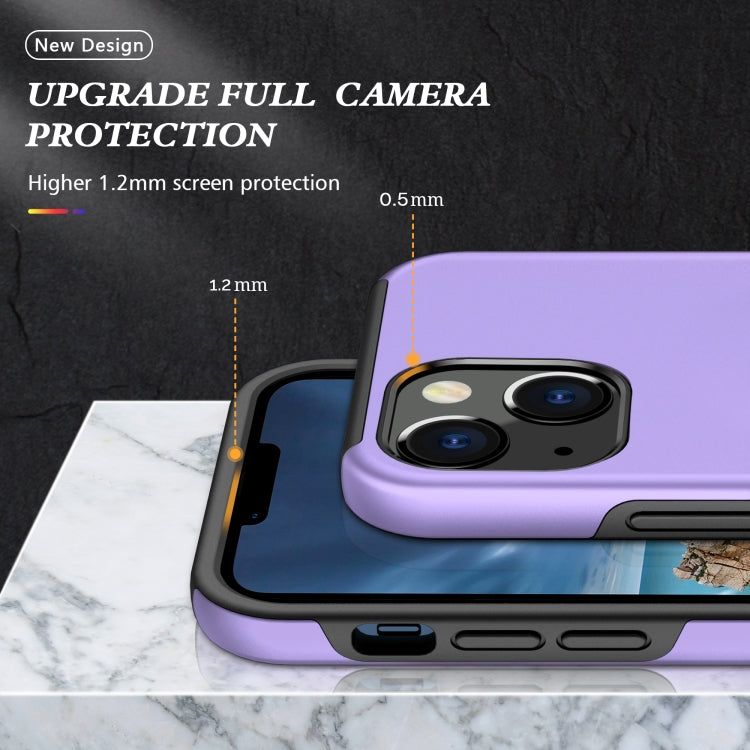 For iPhone 13 mini Magnetic Ring Kickstand Shockproof Phone Case