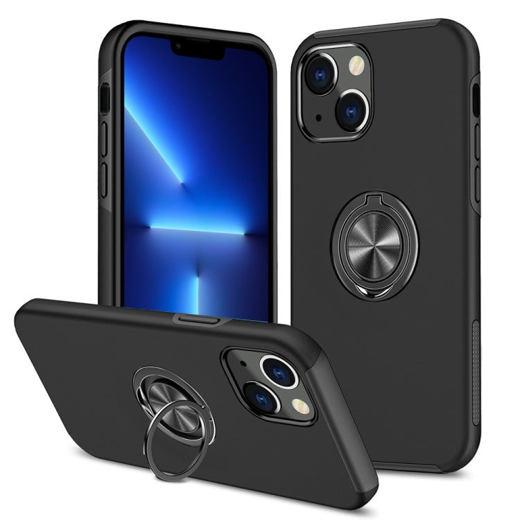 For iPhone 13 Pro Max Magnetic Ring Kickstand Shockproof Phone Case