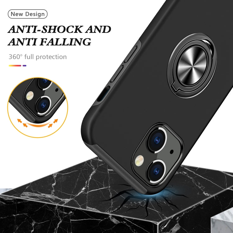 For iPhone 13 Pro Max Magnetic Ring Kickstand Shockproof Phone Case