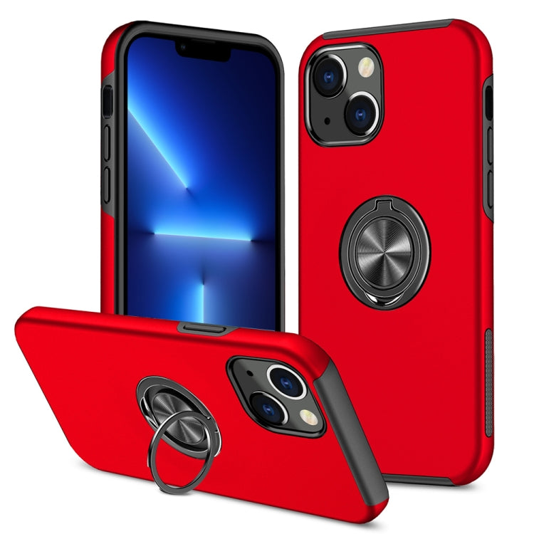 For iPhone 13 Pro Max Magnetic Ring Kickstand Shockproof Phone Case