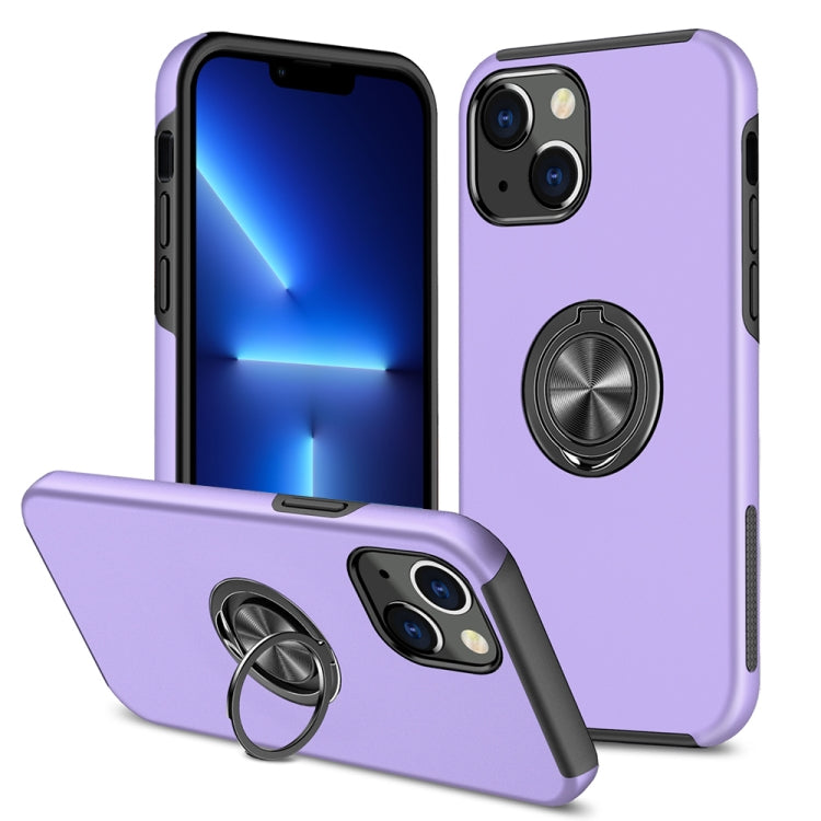 For iPhone 13 Pro Max Magnetic Ring Kickstand Shockproof Phone Case