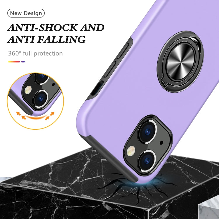 For iPhone 13 Pro Max Magnetic Ring Kickstand Shockproof Phone Case