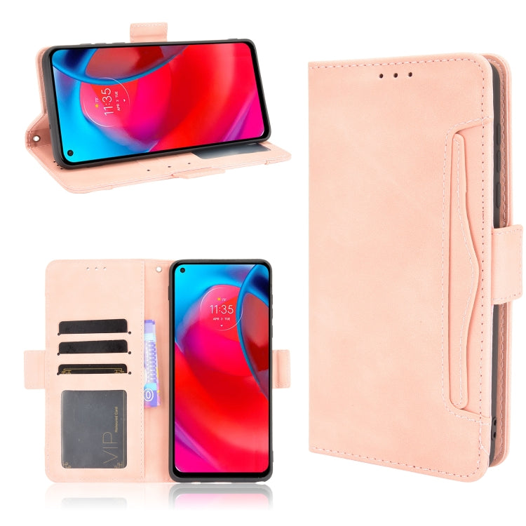 For Motorola Moto G Stylus 5G 2021 Skin Feel Calf Pattern Horizontal Flip Leather Case with Holder & Card Slots & Photo Frame