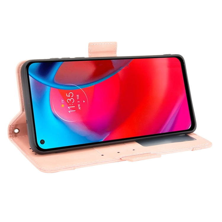 For Motorola Moto G Stylus 5G 2021 Skin Feel Calf Pattern Horizontal Flip Leather Case with Holder & Card Slots & Photo Frame