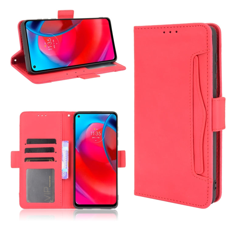 For Motorola Moto G Stylus 5G 2021 Skin Feel Calf Pattern Horizontal Flip Leather Case with Holder & Card Slots & Photo Frame