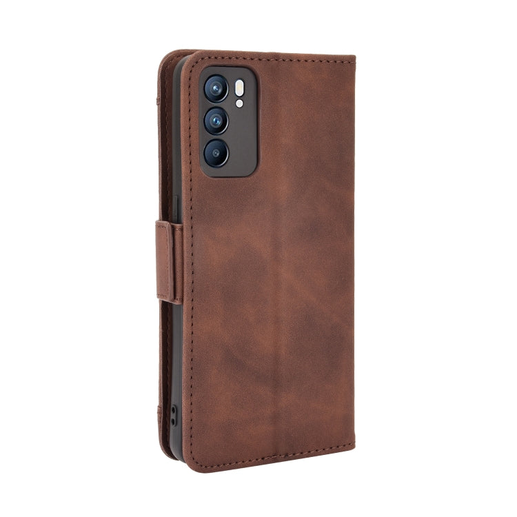 For OPPO Reno6 5G Skin Feel Calf Pattern Horizontal Flip Leather Case with Holder & Card Slots & Photo Frame