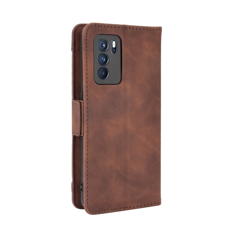For OPPO Reno6 Pro 5G Skin Feel Calf Pattern Horizontal Flip Leather Case with Holder & Card Slots & Photo Frame