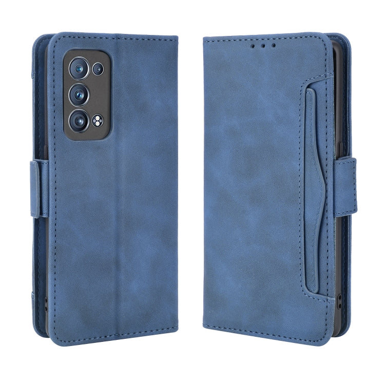 For OPPO Reno6 Pro+ 5G Skin Feel Calf Pattern Horizontal Flip Leather Case with Holder & Card Slots & Photo Frame