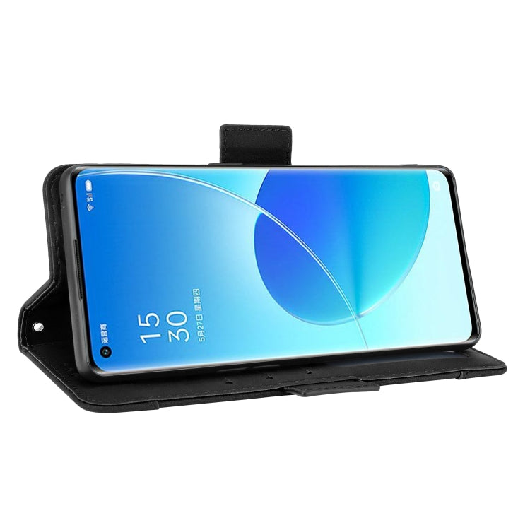 For OPPO Reno6 Pro+ 5G Skin Feel Calf Pattern Horizontal Flip Leather Case with Holder & Card Slots & Photo Frame