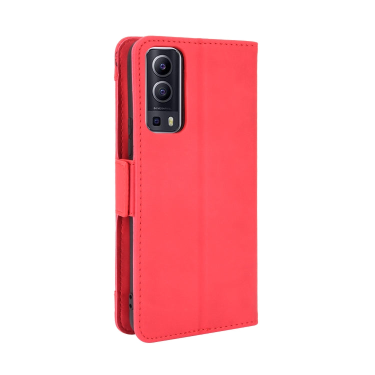 For vivo Y72 5G / iQOO Z3 5G Skin Feel Calf Pattern Horizontal Flip Leather Case with Holder & Card Slots & Photo Frame