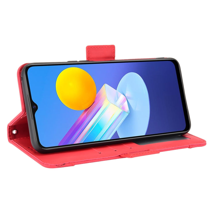 For vivo Y72 5G / iQOO Z3 5G Skin Feel Calf Pattern Horizontal Flip Leather Case with Holder & Card Slots & Photo Frame