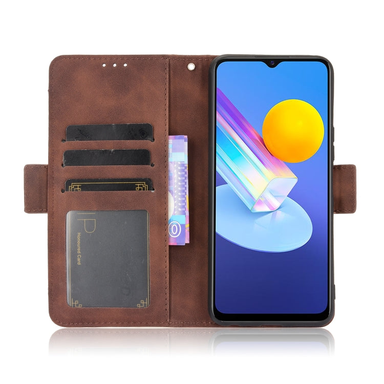 For vivo Y72 5G / iQOO Z3 5G Skin Feel Calf Pattern Horizontal Flip Leather Case with Holder & Card Slots & Photo Frame