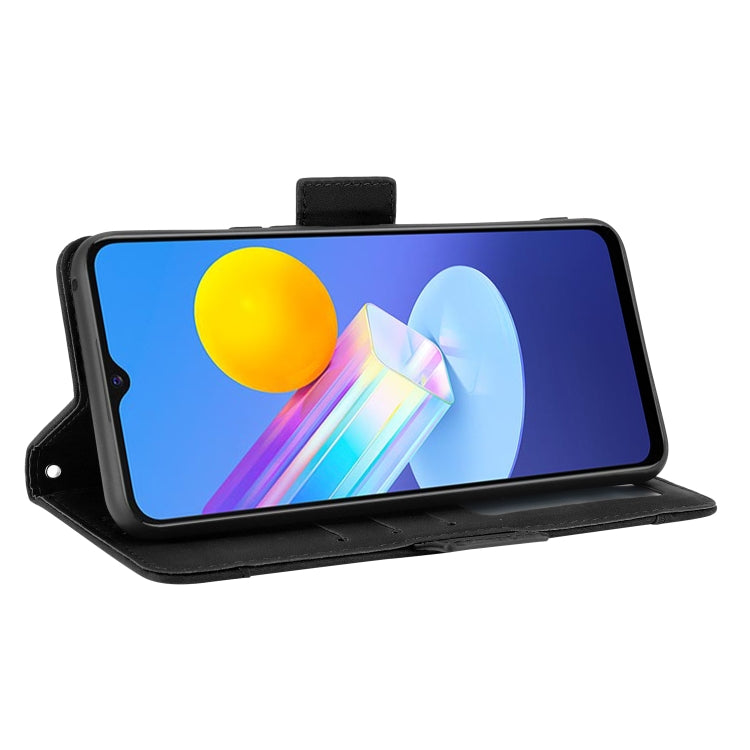 For vivo Y72 5G / iQOO Z3 5G Skin Feel Calf Pattern Horizontal Flip Leather Case with Holder & Card Slots & Photo Frame