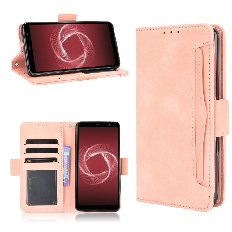 For Fujitsu Arrows Be4 Plus / F-41B Skin Feel Calf Pattern Horizontal Flip Leather Case with Holder & Card Slots & Photo Frame