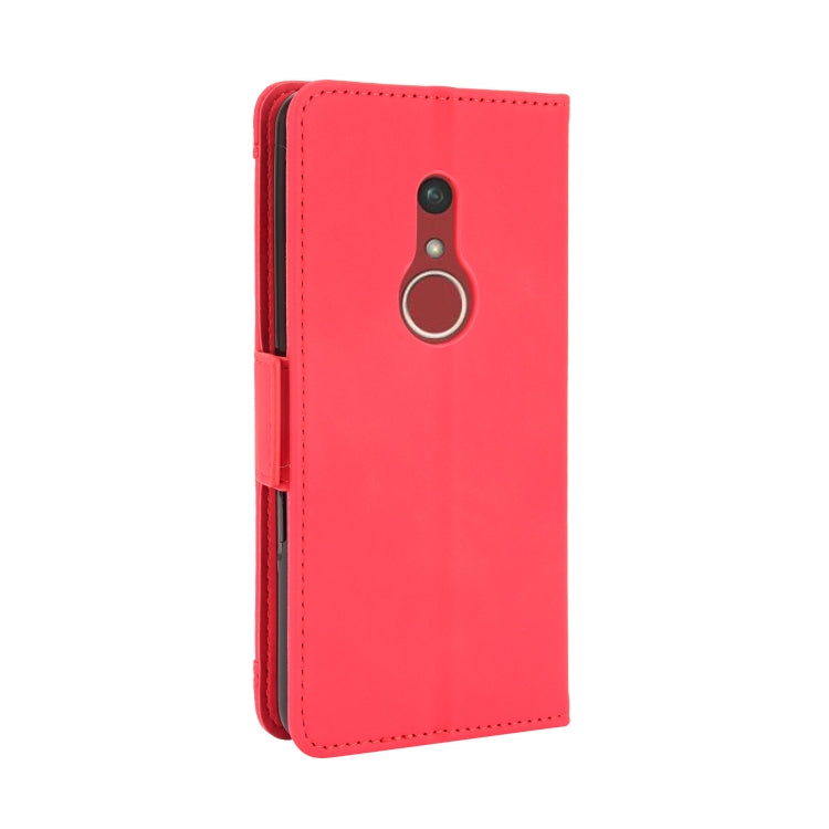 For Fujitsu Arrows Be4 Plus / F-41B Skin Feel Calf Pattern Horizontal Flip Leather Case with Holder & Card Slots & Photo Frame