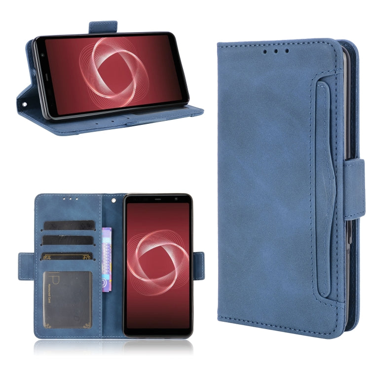 For Fujitsu Arrows Be4 Plus / F-41B Skin Feel Calf Pattern Horizontal Flip Leather Case with Holder & Card Slots & Photo Frame