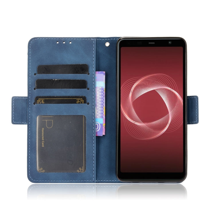 For Fujitsu Arrows Be4 Plus / F-41B Skin Feel Calf Pattern Horizontal Flip Leather Case with Holder & Card Slots & Photo Frame