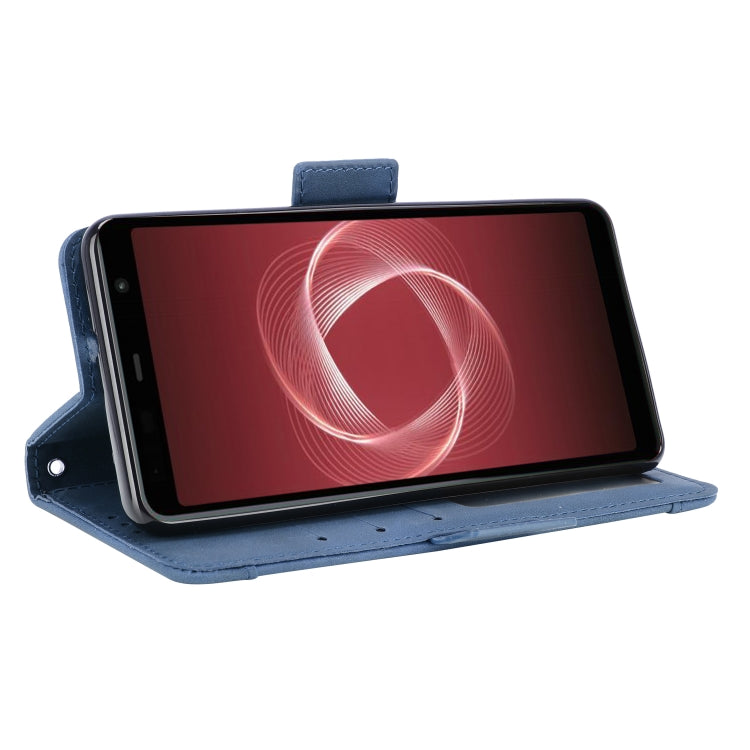 For Fujitsu Arrows Be4 Plus / F-41B Skin Feel Calf Pattern Horizontal Flip Leather Case with Holder & Card Slots & Photo Frame