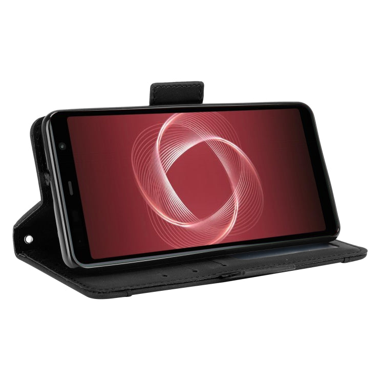 For Fujitsu Arrows Be4 Plus / F-41B Skin Feel Calf Pattern Horizontal Flip Leather Case with Holder & Card Slots & Photo Frame