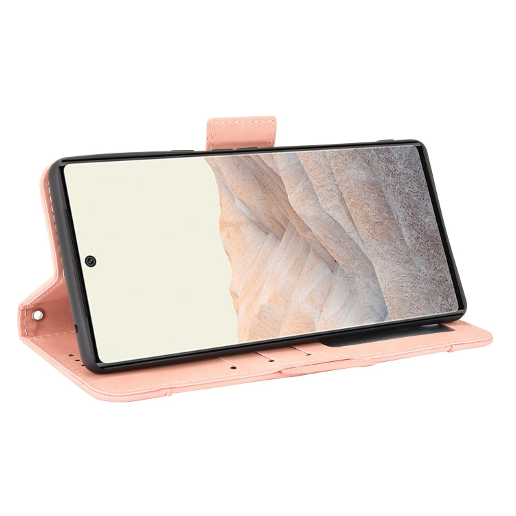 For Google Pixel 6 Skin Feel Calf Pattern Horizontal Flip Leather Case with Holder & Card Slots & Photo Frame