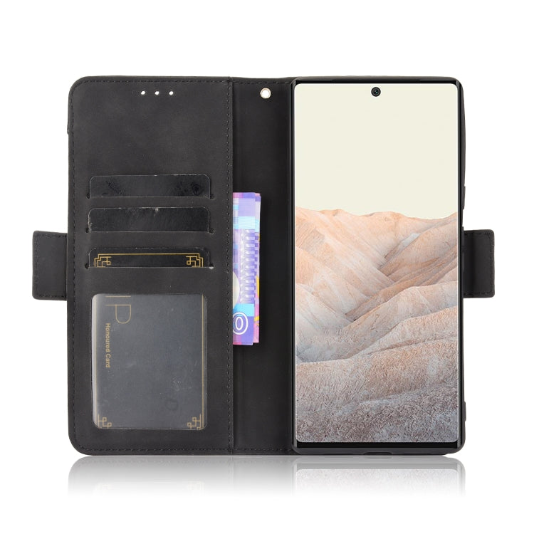 For Google Pixel 6 Skin Feel Calf Pattern Horizontal Flip Leather Case with Holder & Card Slots & Photo Frame