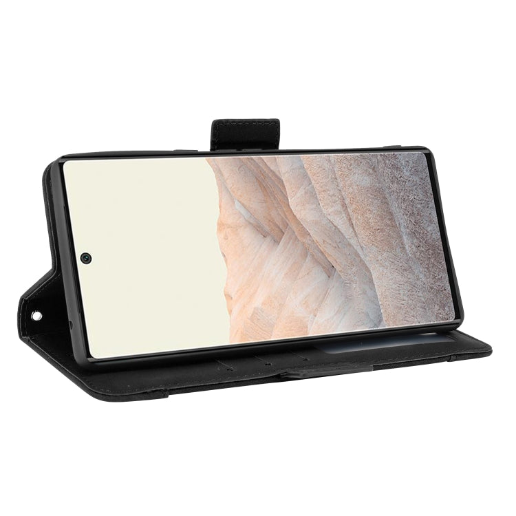 For Google Pixel 6 Skin Feel Calf Pattern Horizontal Flip Leather Case with Holder & Card Slots & Photo Frame