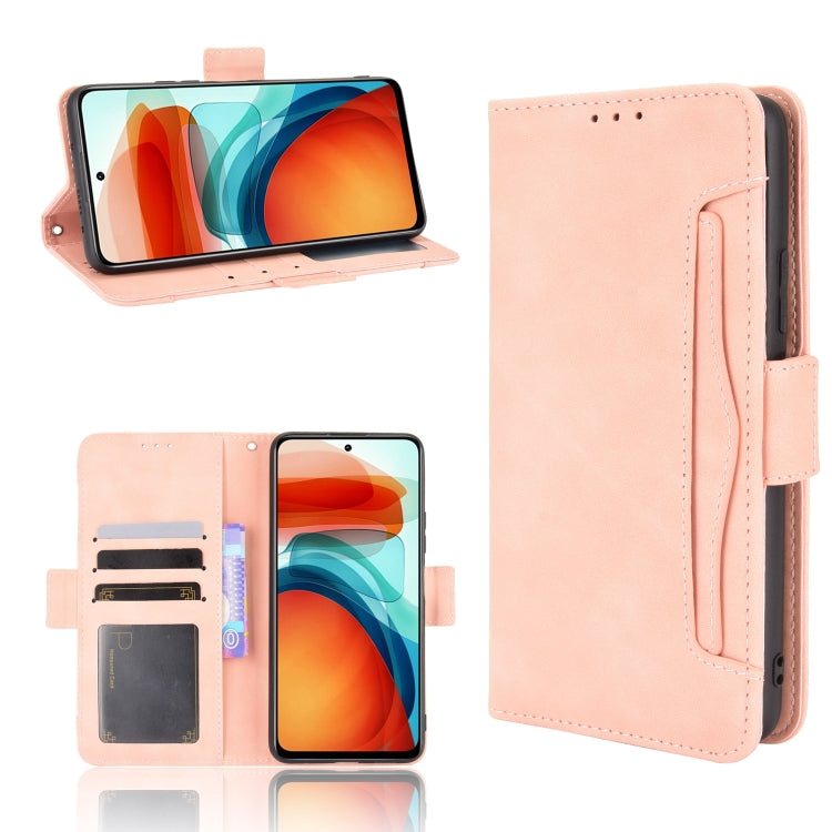 For Xiaomi Redmi Note 10 Pro 5G / Poco X3 GT Skin Feel Calf Pattern Horizontal Flip Leather Case with Holder & Card Slots & Photo Frame
