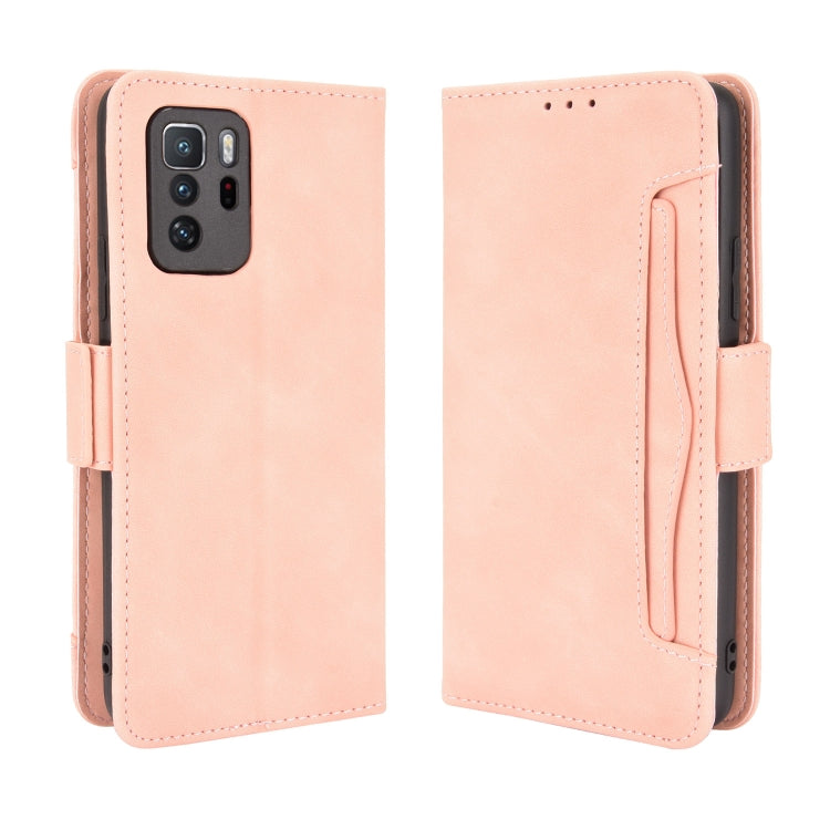 For Xiaomi Redmi Note 10 Pro 5G / Poco X3 GT Skin Feel Calf Pattern Horizontal Flip Leather Case with Holder & Card Slots & Photo Frame