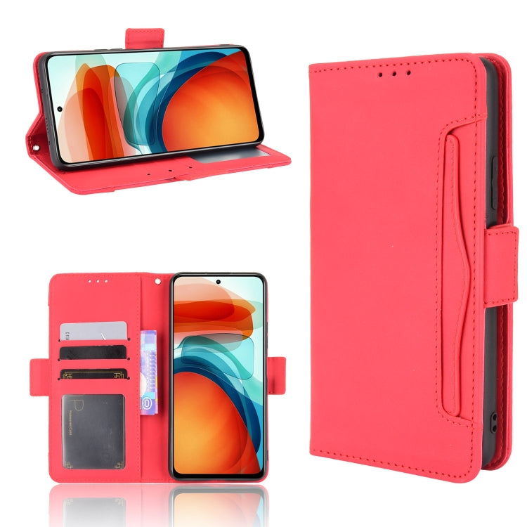 For Xiaomi Redmi Note 10 Pro 5G / Poco X3 GT Skin Feel Calf Pattern Horizontal Flip Leather Case with Holder & Card Slots & Photo Frame