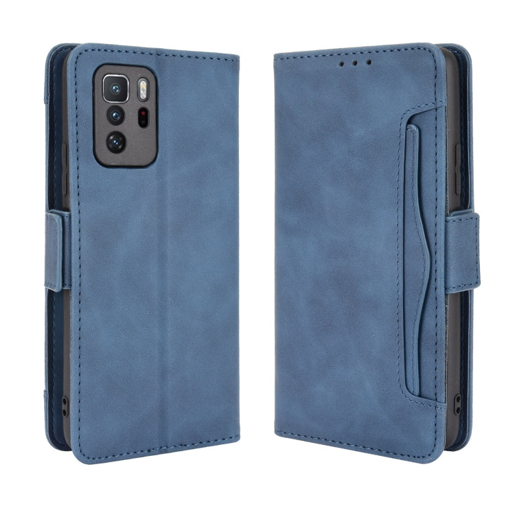 For Xiaomi Redmi Note 10 Pro 5G / Poco X3 GT Skin Feel Calf Pattern Horizontal Flip Leather Case with Holder & Card Slots & Photo Frame