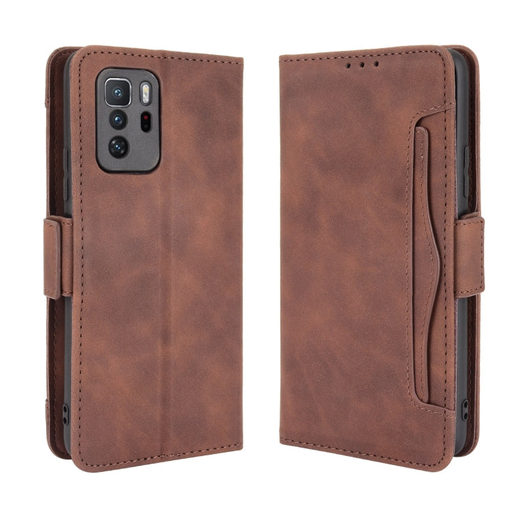 For Xiaomi Redmi Note 10 Pro 5G / Poco X3 GT Skin Feel Calf Pattern Horizontal Flip Leather Case with Holder & Card Slots & Photo Frame