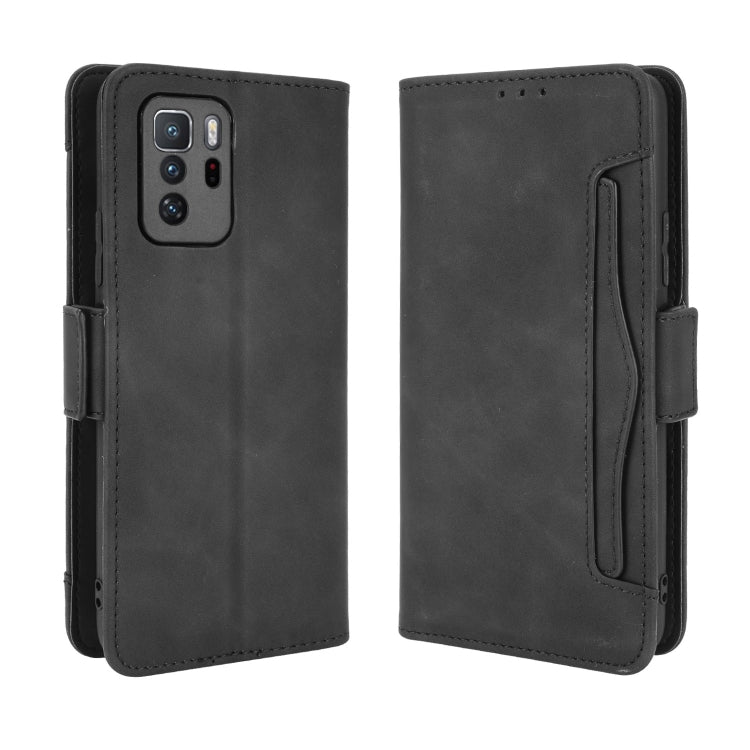 For Xiaomi Redmi Note 10 Pro 5G / Poco X3 GT Skin Feel Calf Pattern Horizontal Flip Leather Case with Holder & Card Slots & Photo Frame