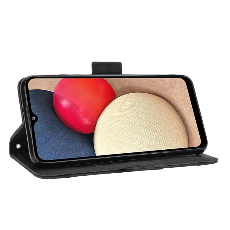 For Samsung Galaxy A03s 166mm Version Skin Feel Calf Pattern Horizontal Flip Leather Case with Holder & Card Slots & Photo Frame