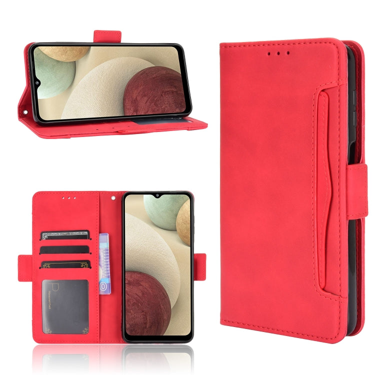 For Samsung Galaxy M32 Skin Feel Calf Pattern Horizontal Flip Leather Case with Holder & Card Slots & Photo Frame