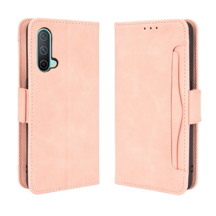 For OnePlus Nord CE 5G Skin Feel Calf Pattern Horizontal Flip Leather Case with Holder & Card Slots & Photo Frame