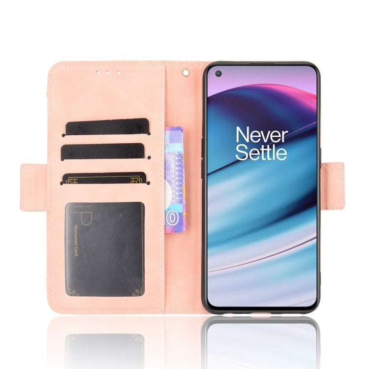For OnePlus Nord CE 5G Skin Feel Calf Pattern Horizontal Flip Leather Case with Holder & Card Slots & Photo Frame
